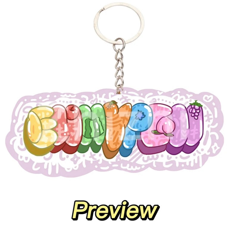 Enhypen Merch Name Keychain VAT included if applicable