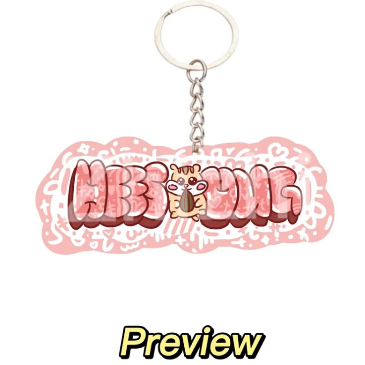 Enhypen Merch Name Keychain VAT included if applicable