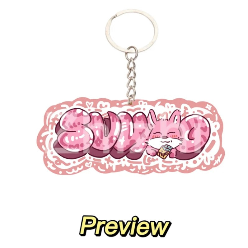 Enhypen Merch Name Keychain VAT included if applicable