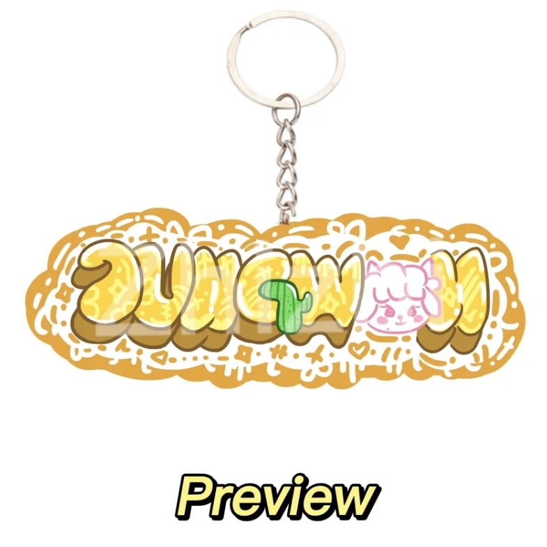 Enhypen Merch Name Keychain VAT included if applicable