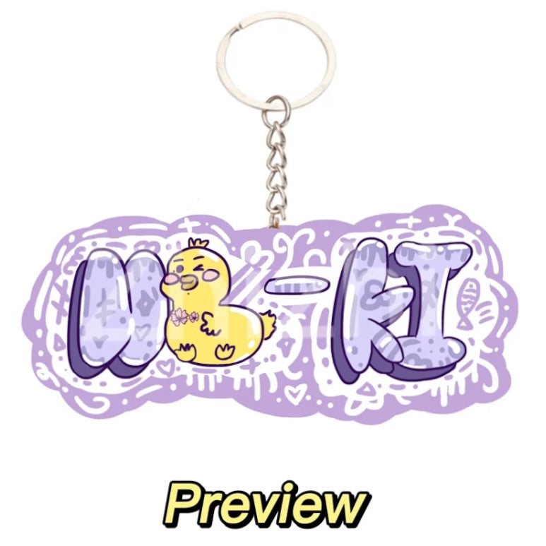 Enhypen Merch Name Keychain VAT included if applicable