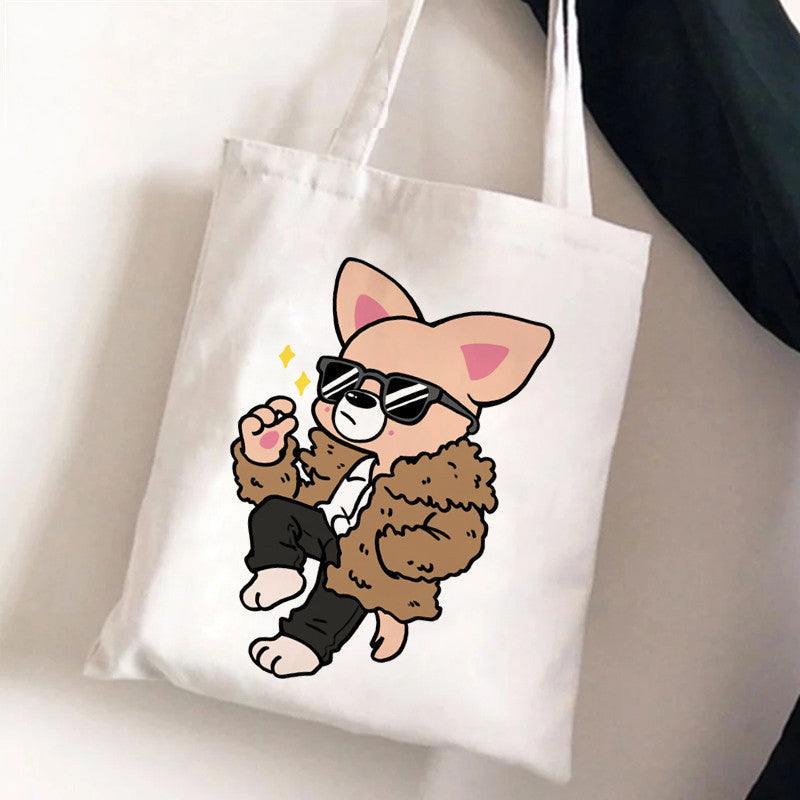 Stray Kids Merch SKZ Skzoo Canvas Bag Tote FoxI.Ny VAT included if applicable