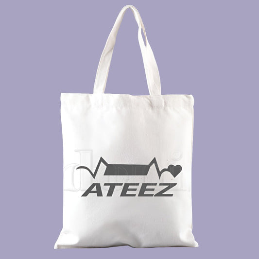 ATEEZ Merch Concert Canvas Tote Bag Heartbeat VAT included if applicable