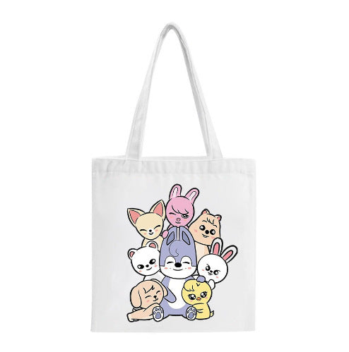 Stray Kids Merch SKZ Skzoo Canvas Bag Tote Design H VAT included if applicable