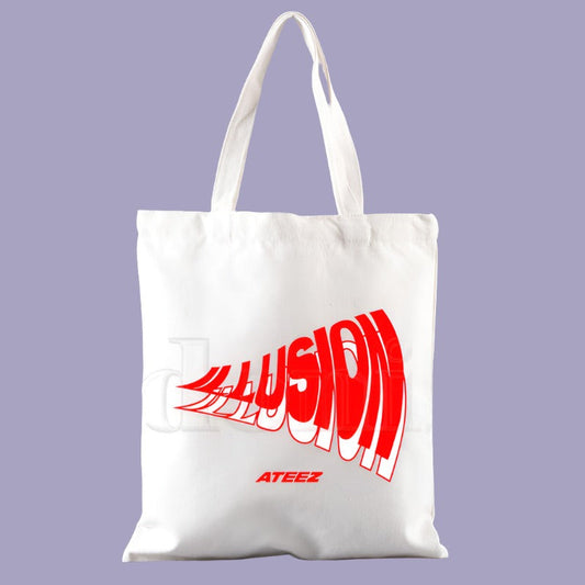 ATEEZ Merch Concert Canvas Tote Bag Illusion VAT included if applicable