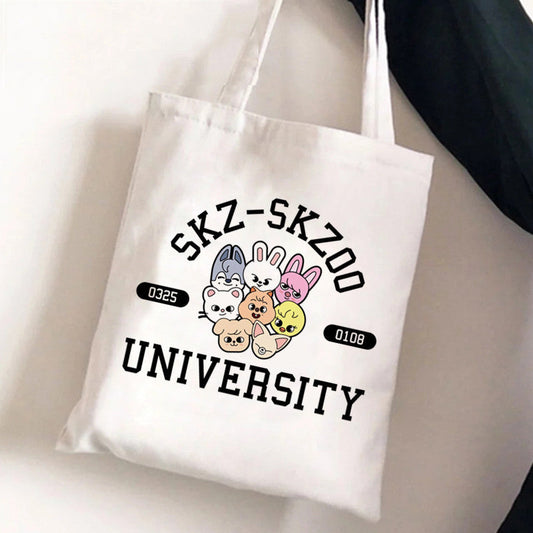 Stray Kids Merch SKZ Skzoo Canvas Bag Tote Design E VAT included if applicable