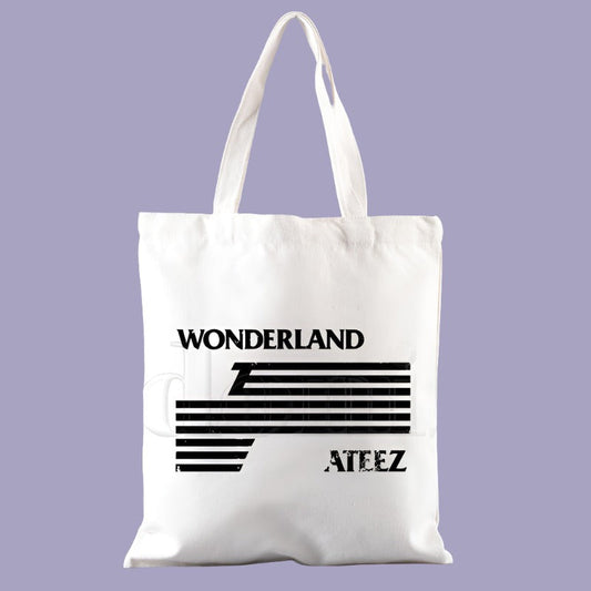 ATEEZ Merch Concert Canvas Tote Bag Wonderland VAT included if applicable