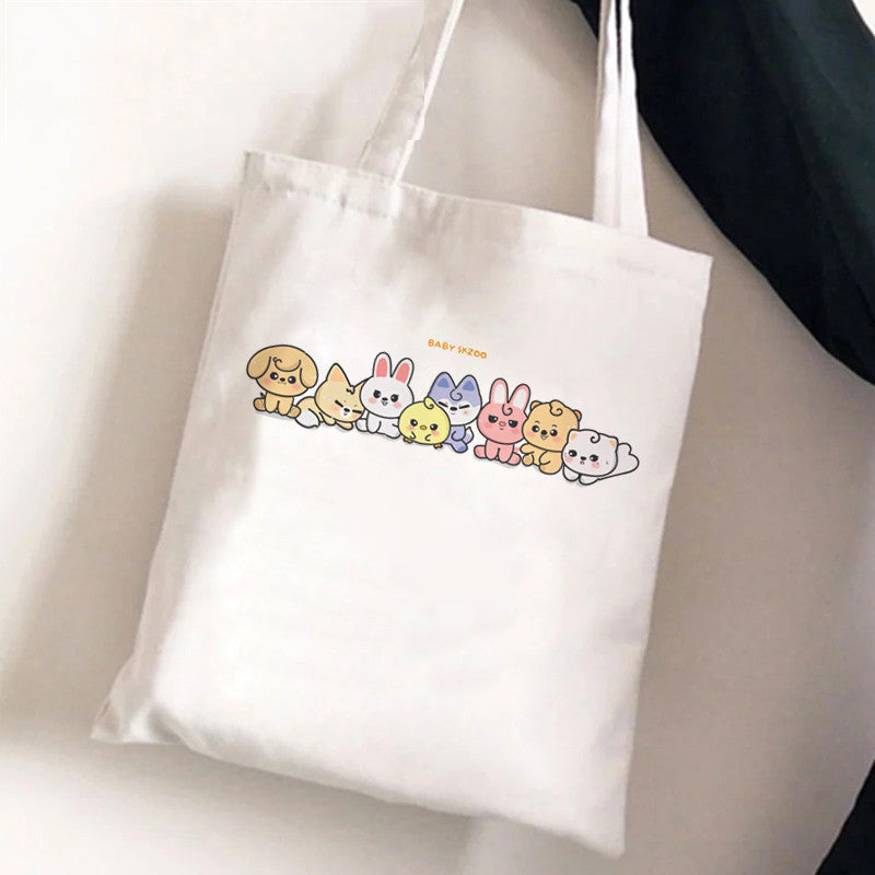 Stray Kids Merch SKZ Skzoo Canvas Bag Tote Design F VAT included if applicable