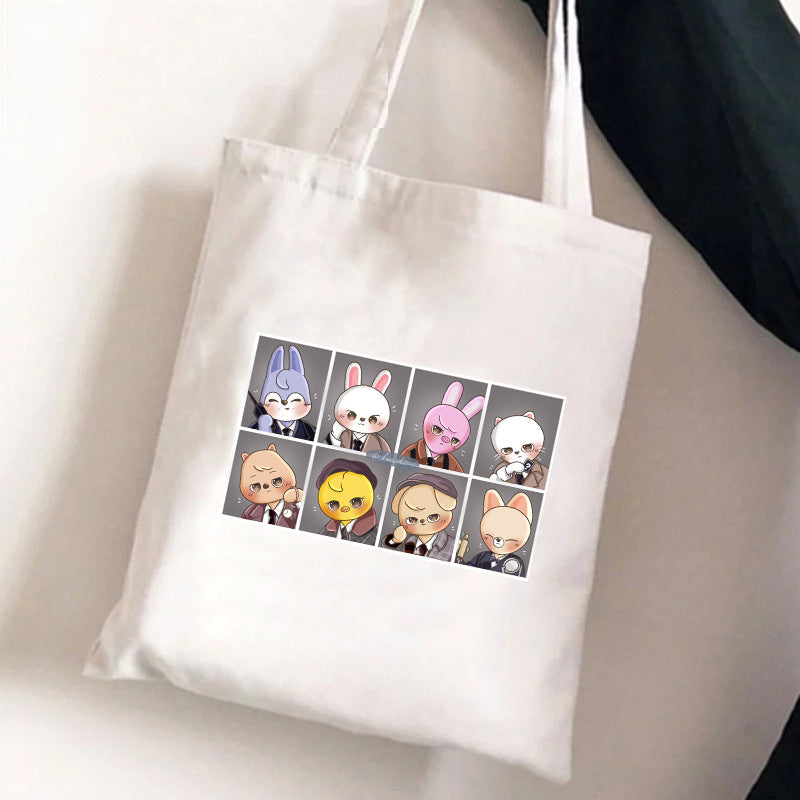 Stray Kids Merch SKZ Skzoo Canvas Bag Tote Design C VAT included if applicable