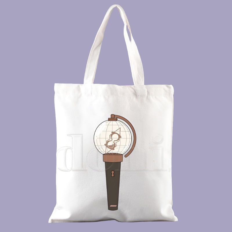 ATEEZ Merch Concert Canvas Tote Bag Lightstick Design2 VAT included if applicable