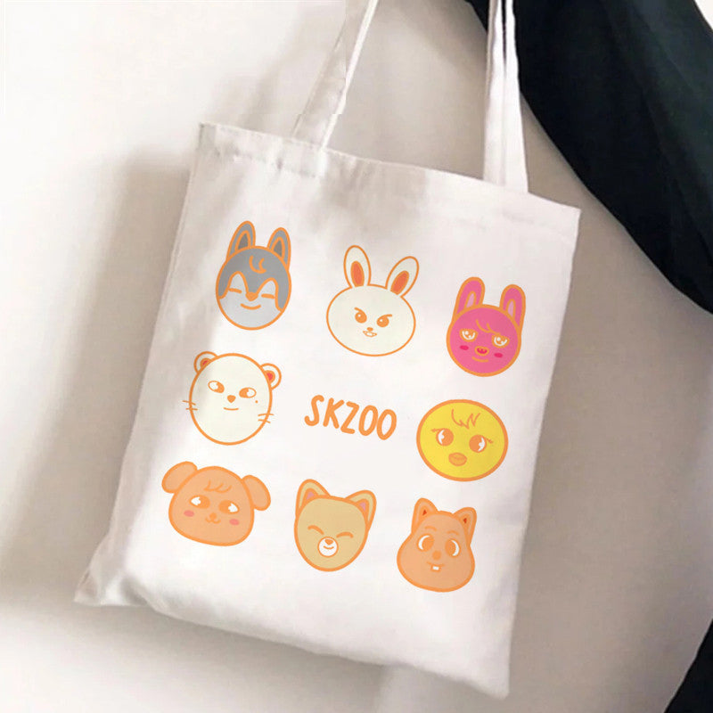 Stray Kids Merch SKZ Skzoo Canvas Bag Tote Design D VAT included if applicable