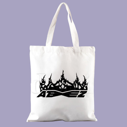 ATEEZ Merch Concert Canvas Tote Bag Crown VAT included if applicable