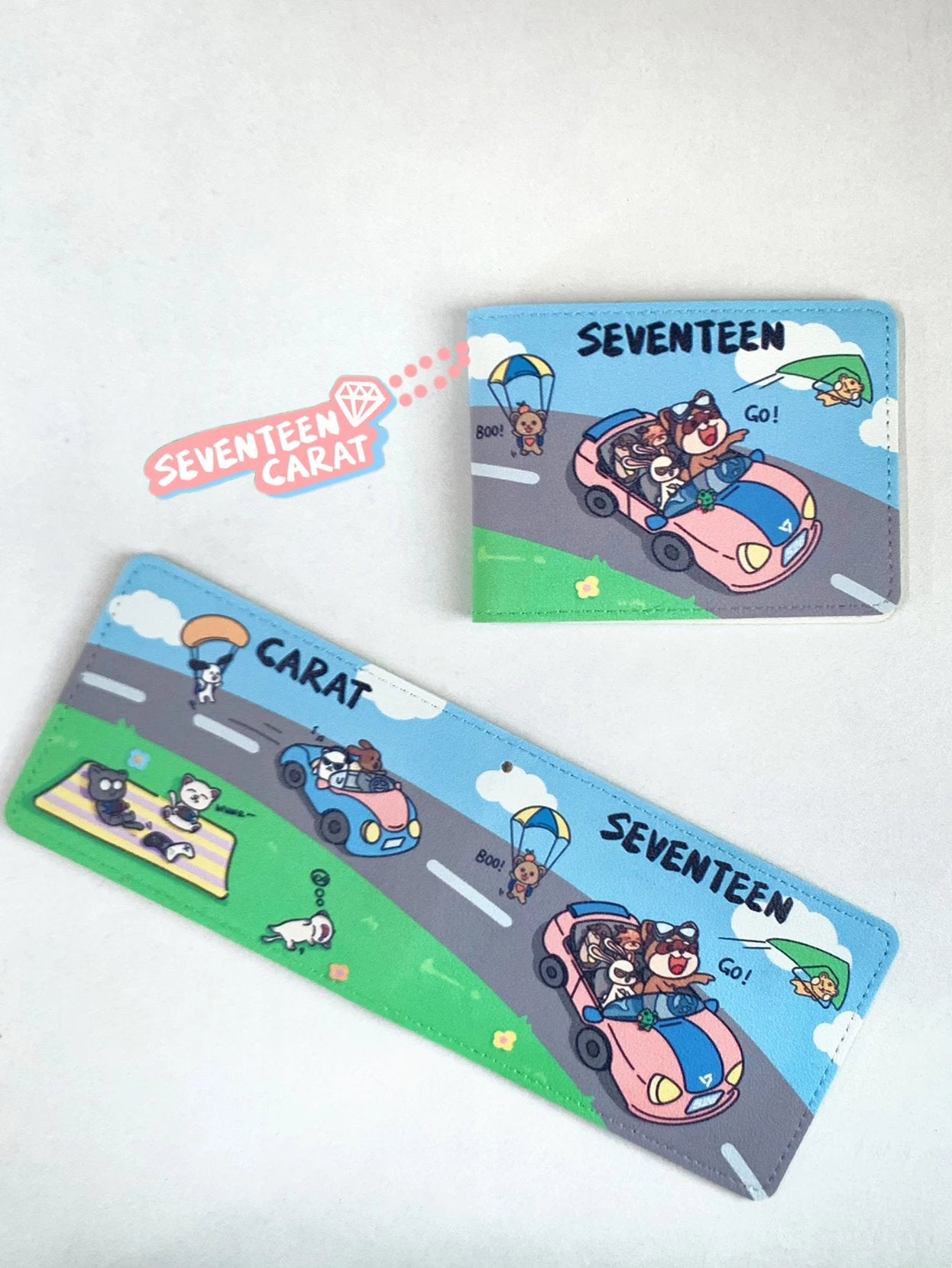 Seventeen SVT Merch Passport Holder License Holder Luggage Tag VAT included if applicable