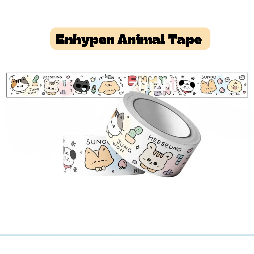 Enhypen Merch Washi Tape VAT included if applicable