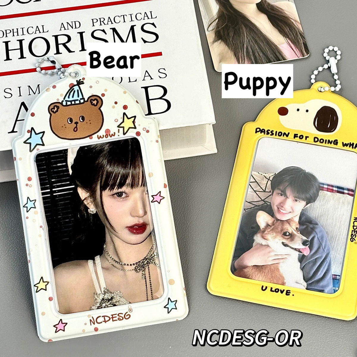 affordable-kpop-photocard-card-holder-Bear-Puppy-1