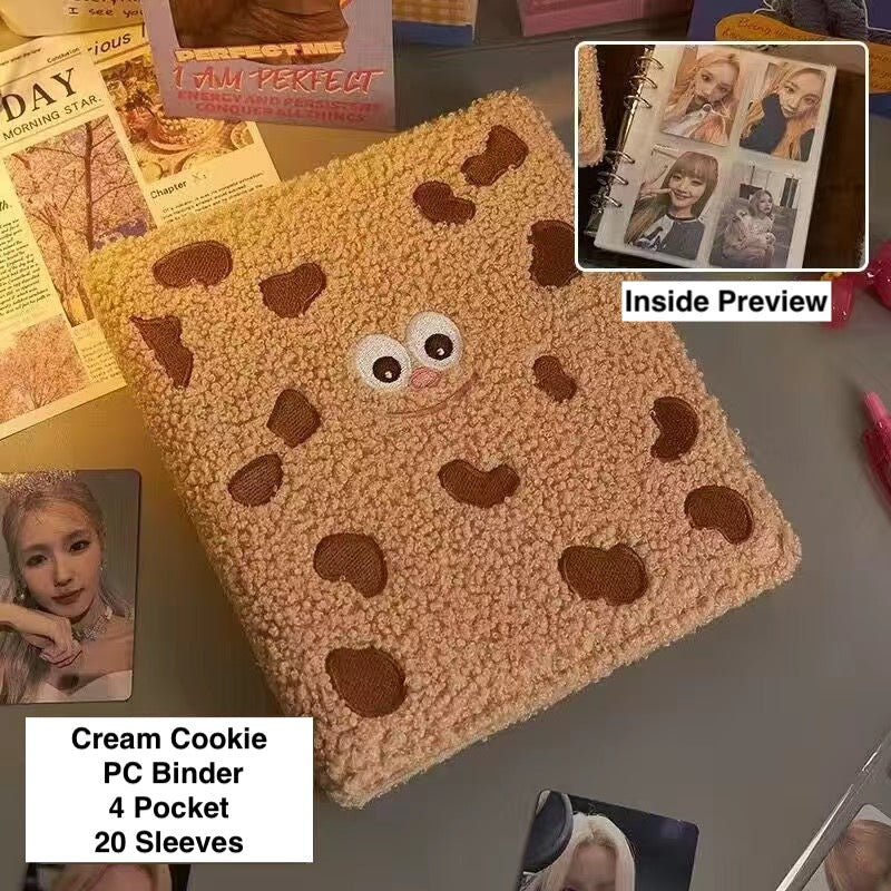 affordable-kpop-photocard_binder-with-sleeves-caramel-creamcookie-furry