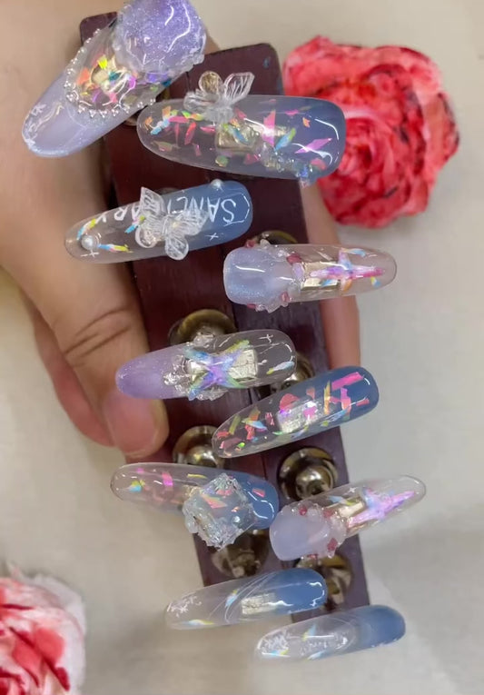 TXT Merch Sanctuary Themed Press-on Nails (Design B) VAT included if applicable (Copy)