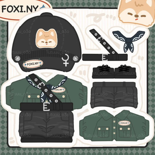 Stray Kids SKZ SKZOO Merch Jeongin FoxI.Ny Clothes Set (15cm&20cm） VAT included if applicable